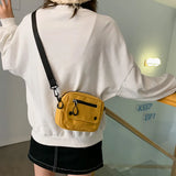 Small Crossbody Messenger Bag for Women Versatile Student Shoulder Pouch