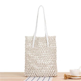 INS Solid Vacation Travel Tote Bag Beach Bag for Women IL00599