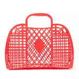 INS Jelly Hand-Held Basket Bag Large Capacity Tote Bags