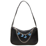 Women Butterfly Chain Bag Candy Bag Female Underarm Bags Ladies Travel Purses