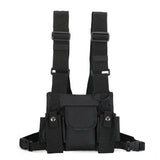 INS Unisex Hip-Hop Tactical Vest Chest Bag Multifunctional Waist Bag