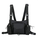 INS Unisex Hip-Hop Tactical Vest Chest Bag Multifunctional Waist Bag