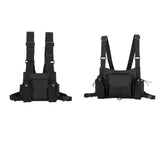 INS Unisex Hip-Hop Tactical Vest Chest Bag Multifunctional Waist Bag