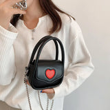 INS Women Mini Handbags PU Leather Crossbody Bags Chain Shoulder Bags
