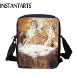 Scenery Messenger Bag Polyester for Student Females