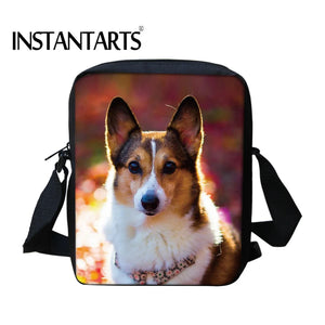 Dog 3D Printing Shoulder Messenger Bag for Women