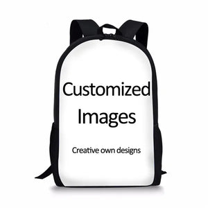 Vintage Daisy Printed Backpack for Teenage Girl Student
