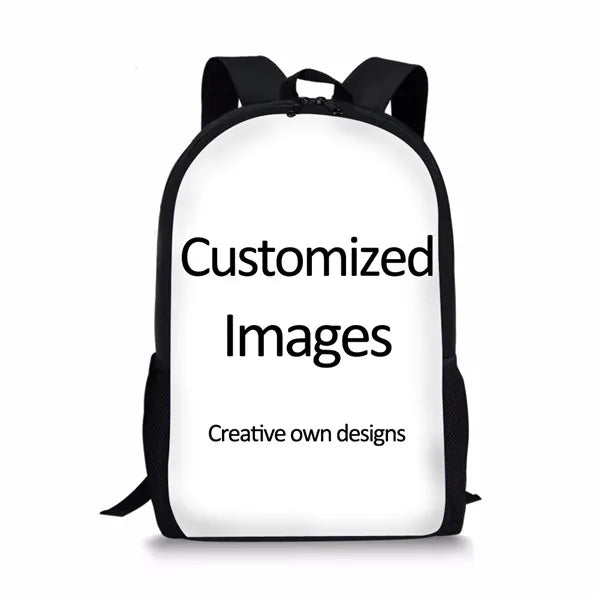 Vintage Daisy Printed Backpack for Teenage Girl Student