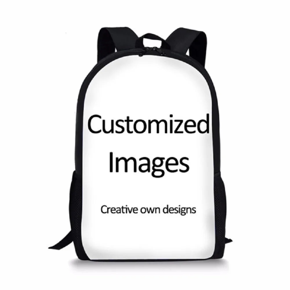 Vintage Daisy Printed Backpack for Teenage Girl Student