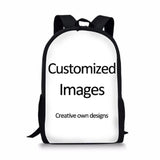 Vintage Daisy Printed Backpack for Teenage Girl Student