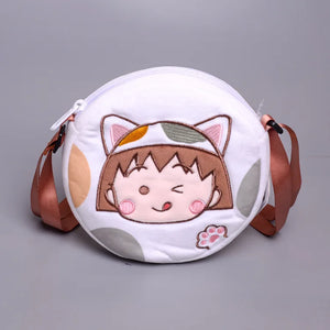 Chi-bi Maruko 88741 Anime Plush Tote Casual Handbag