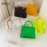 Jelly PVC Women's Crossbody Bag Mini Handbag Purse
