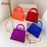 Jelly PVC Women's Crossbody Bag Mini Handbag Purse
