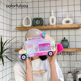 Ice Cream Cart Shoulder Bag Fun Mini Messenger Bag
