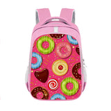 Ice Cream Donuts Candy Backpack for Girls School Bags Women Rucksack