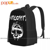 Integrity Skull Band Hardcore Punk Backpack Large Capacity