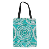 Ikat Tribal Shoulder Bag Canvas Storage Bag Portable Handbag Casual Tote