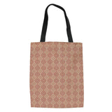 Ikat Tribal Shoulder Bag Canvas Storage Bag Portable Handbag Casual Tote