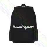 Illenium Dj Music Large Backpack School Gym Tote Riding Bag