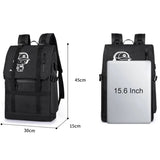 15.6 Inch Laptop Backpack USB Men Bag Oxford Large Capacity Travel Backpacks