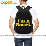 Smart Funny Graphic Backpack Large Capacity Bookbag Shoe Bag Storage Bag