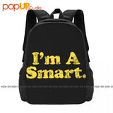 Smart Funny Graphic Backpack Large Capacity Bookbag Shoe Bag Storage Bag