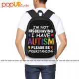 Autism Backpack Large Capacity Beach Bag Sports Style Bags