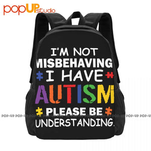 Autism Backpack Large Capacity Beach Bag Sports Style Bags
