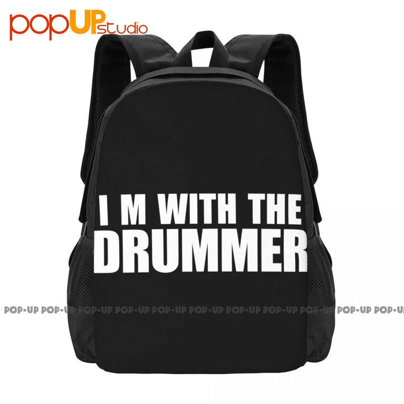 Drummer Backpack Large Capacity Gym Tote Bag Riding Backpack