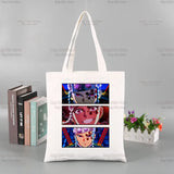 Demon Slayer Tengen Uzui Shopping Bag Anime Jute Cotton Reciclaje