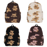 Bears Print Backpack Bagpack For Teenage Girls