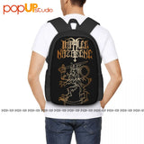 Impaled Nazarene Finland Perkele Metal Rock Band Backpack