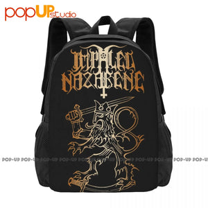 Impaled Nazarene Finland Perkele Metal Rock Band Backpack