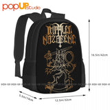 Impaled Nazarene Finland Perkele Metal Rock Band Backpack