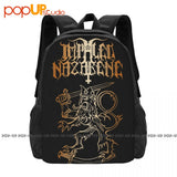 Impaled Nazarene Finland Perkele Metal Rock Band Backpack