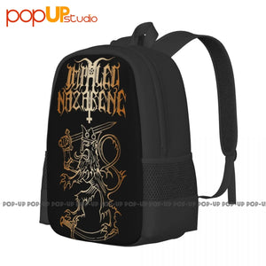 Impaled Nazarene Finland Perkele Metal Rock Band Backpack