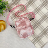 Gradient Canvas Cross-body Bag Women's Single Shoulder Bag