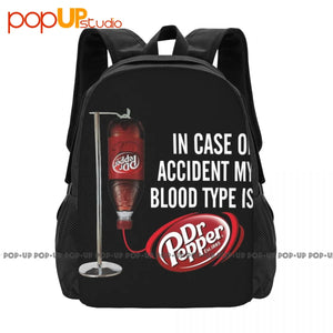 Dr.Pepper Blood Type Large Capacity Backpack