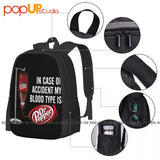 Dr.Pepper Blood Type Large Capacity Backpack