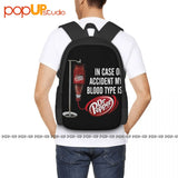 Dr.Pepper Blood Type Large Capacity Backpack
