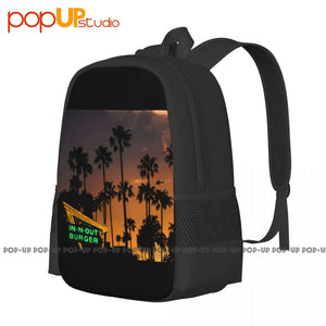 In-N-Out Burgers California Sunsets & Palm Trees Backpack
