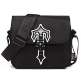 London Trap Embroidered Shoulder Bag