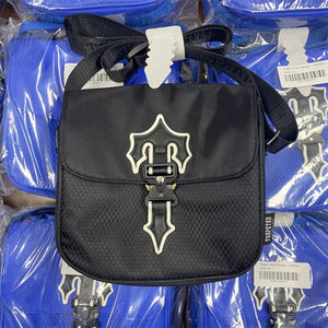 London Trap Embroidered Shoulder Bag