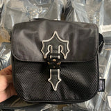 London Trap Embroidered Shoulder Bag