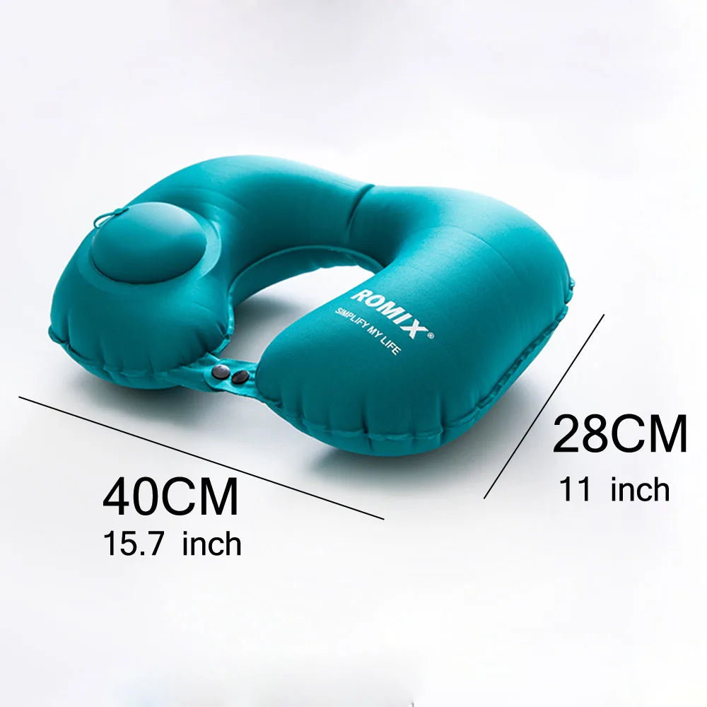 Inflatable Pillow Set for Travel, Foldable & Portable, 4pc/s