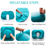 Inflatable Pillow Set for Travel, Foldable & Portable, 4pc/s