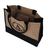 Personalized Canvas Tote Shopping Bag with Inner Cotton Lining