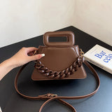 Stereotype Shoulder Bag Rectangle Handle Lady Crossbody Purses