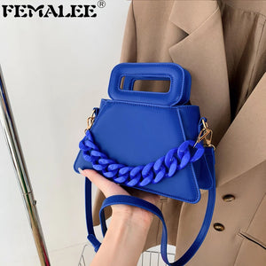 Stereotype Shoulder Bag Rectangle Handle Lady Crossbody Purses