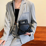 Stereotype Shoulder Bag Rectangle Handle Lady Crossbody Purses